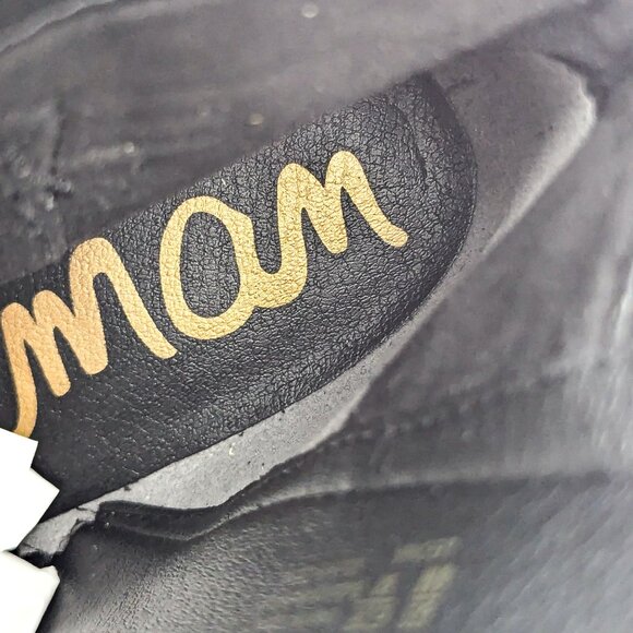 Sam Edelman Women Leonia Western Buckle Stack Heel Black Suede Boots sz 8 - Picture 9 of 9